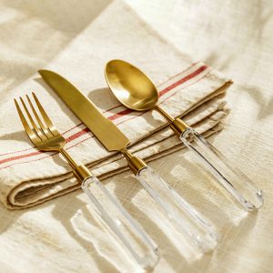 Crystal Flatware 3Pcs Set