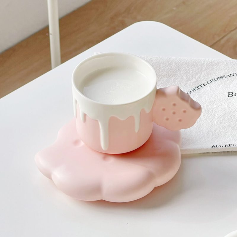 Spring Biscuit Ceramic Cup And Saucer - Image 8