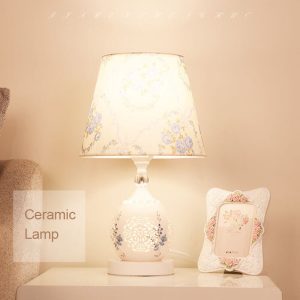 Blue And White Porcelain Ceramic Table Lamp